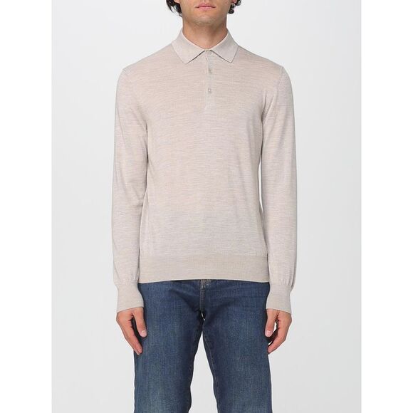 Agnona Polo Shirt Men Champagne